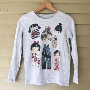 🌿(tea) girl’s graphic shirt